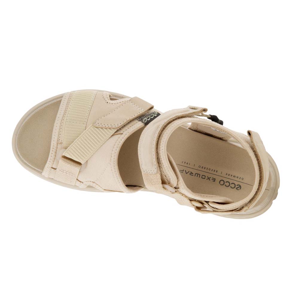 Women's Ecco Exowrap 3strap Sandals Brown | USA 172VRW